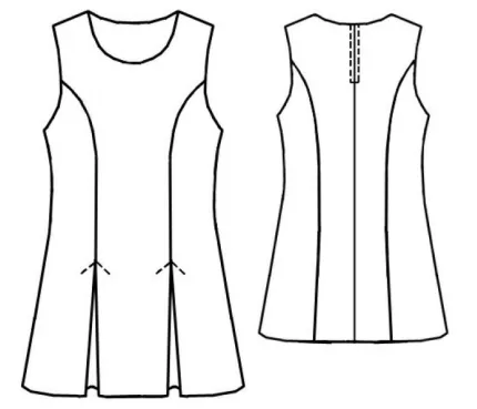 Digital pattern 7059 technical sketch