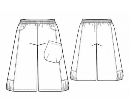 Digital pattern 7075 technical sketch