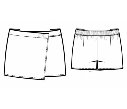 Digital pattern 7080 technical sketch