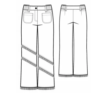 Digital pattern 7083 technical sketch