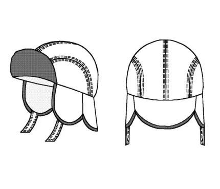 Digital pattern 7094 technical sketch