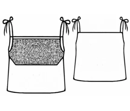 Digital pattern 7107 technical sketch