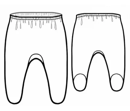 Digital pattern 7125 technical sketch