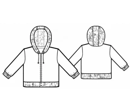 Digital pattern 7131 technical sketch