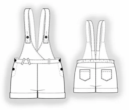 Digital pattern 7175 technical sketch