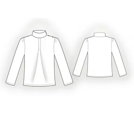 Digital pattern 7180 technical sketch