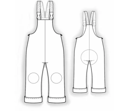 Digital pattern 7186 technical sketch