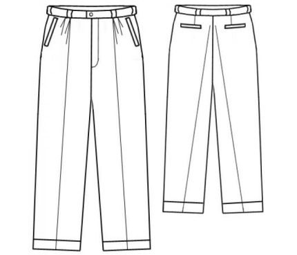 Minerva pants pattern 6041