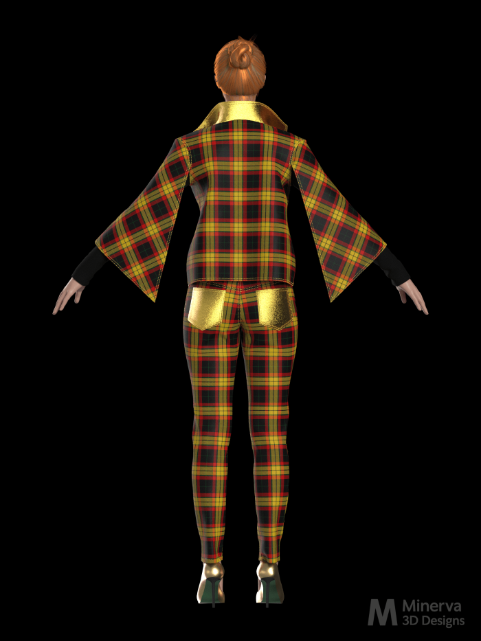 Royals Incognito Jacket 2681 in MacMillan Black Tartan