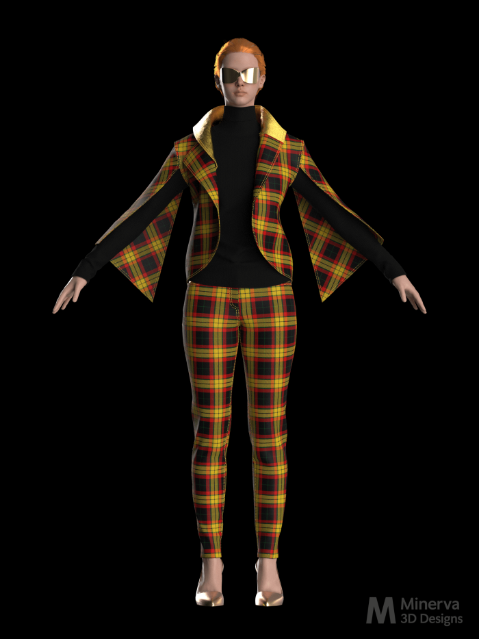 Royals Incognito Jacket 2681 in MacMillan Black Tartan