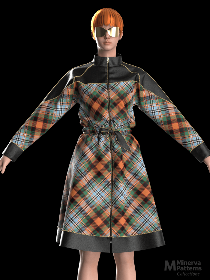 Royals Incognito Dress 2169 in Dundee Tartan