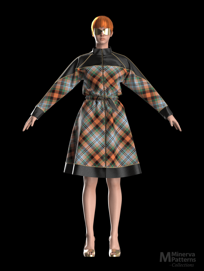 Royals Incognito Dress 2169 in Dundee Tartan