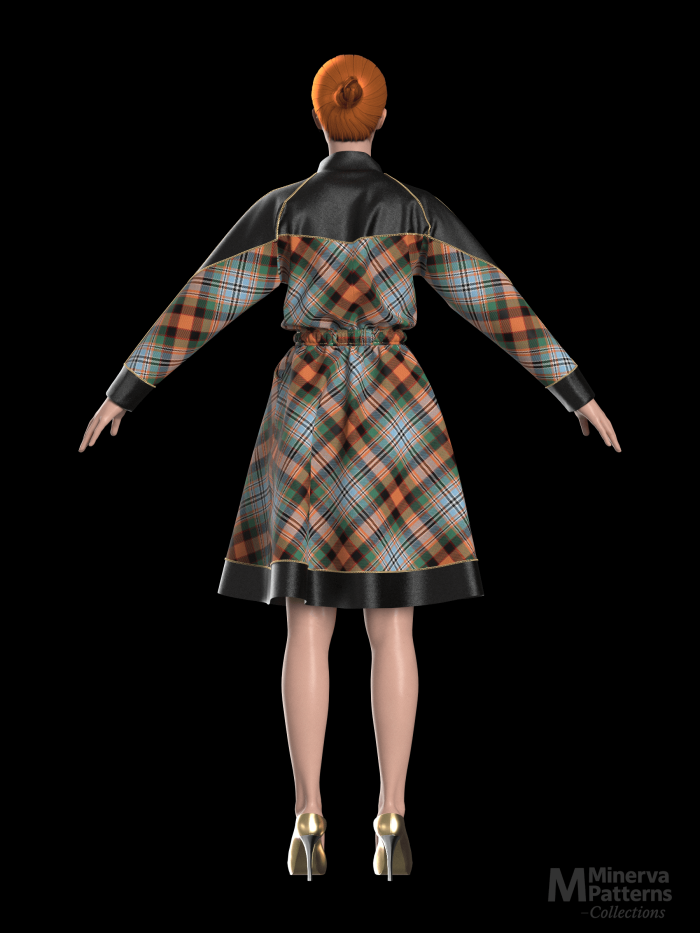 Royals Incognito Dress 2169 in Dundee Tartan