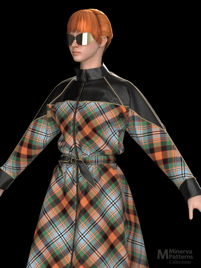 Royals Incognito Dress 2169 in Dundee Tartan