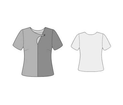 Digital Pattern 2838 Technical Drawing
