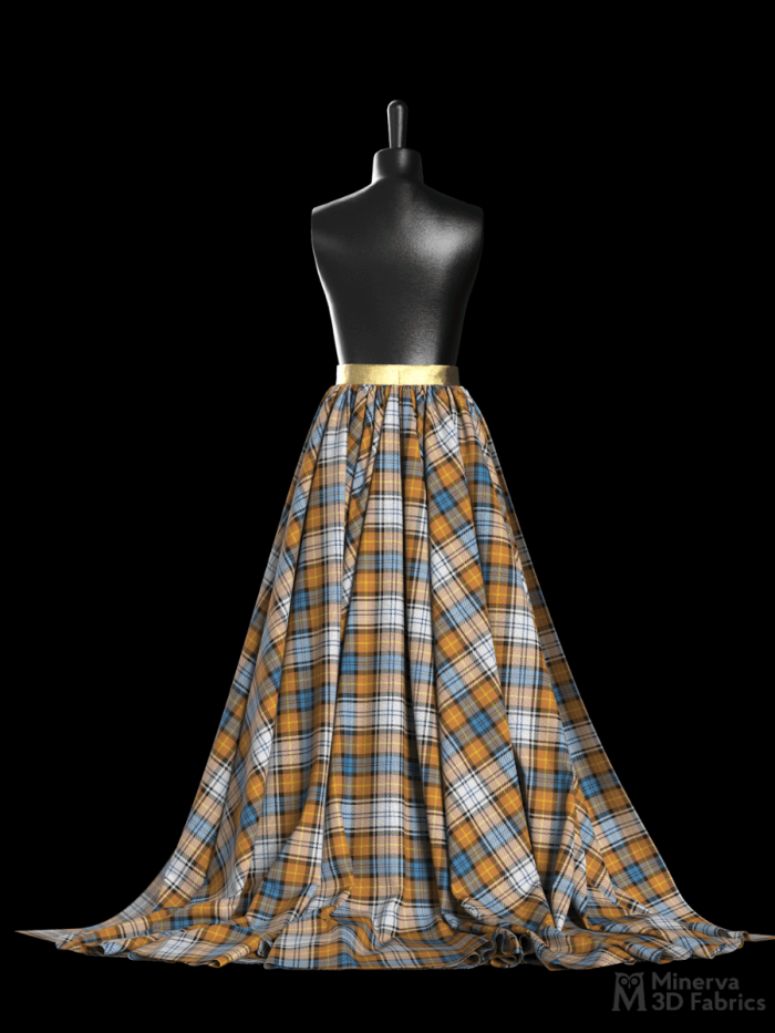 Gordon Tartan 3d Fabric