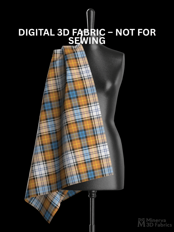 Gordon Dress Tartan 3d fabric
