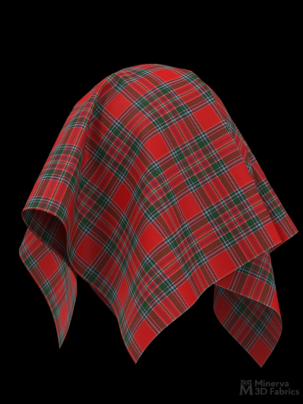 MacBean tartan 3d fabric