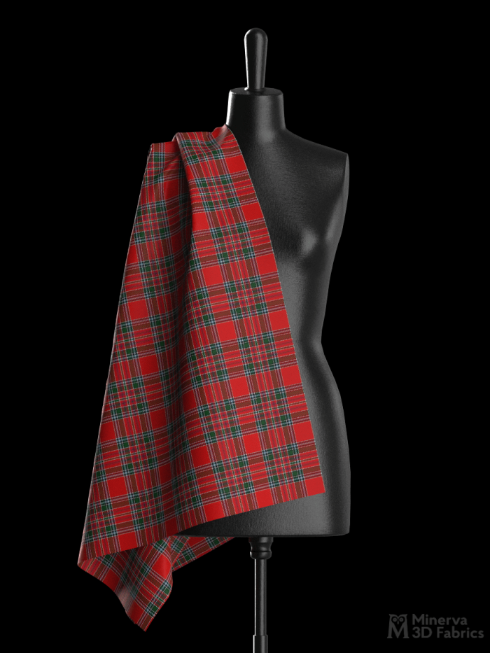 MacBean tartan 3d fabric