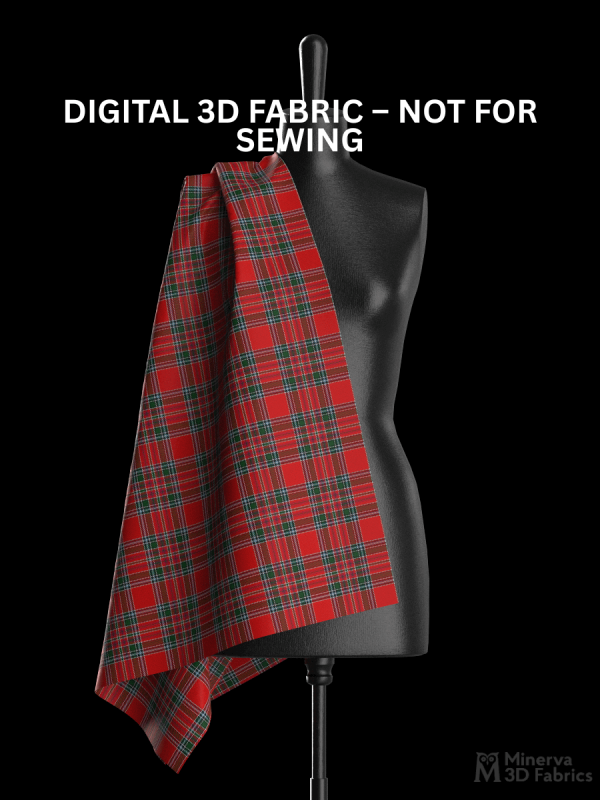 MacBean tartan 3d fabric