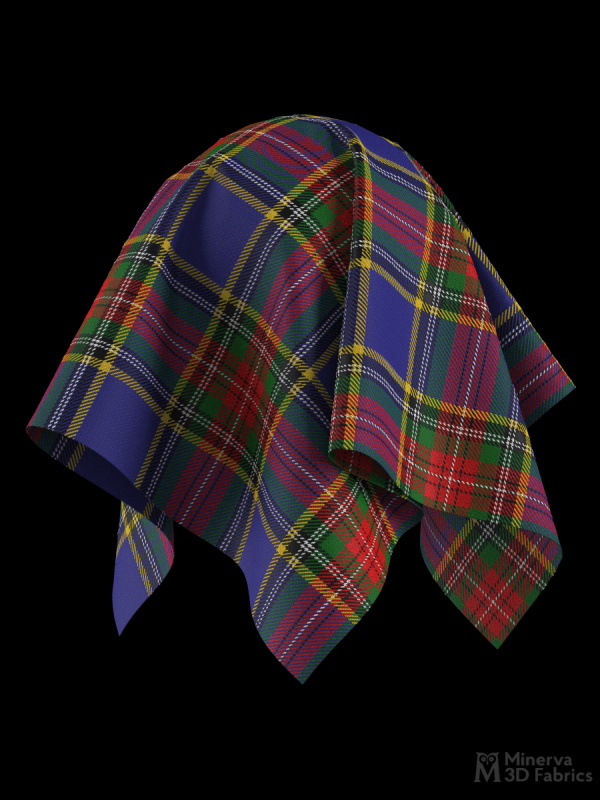 MacBeth Tartan 3d fabric