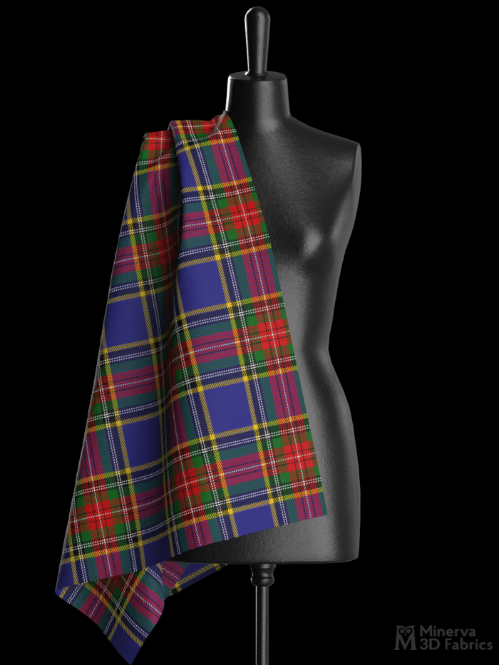 MacBeth Tartan 3d fabric