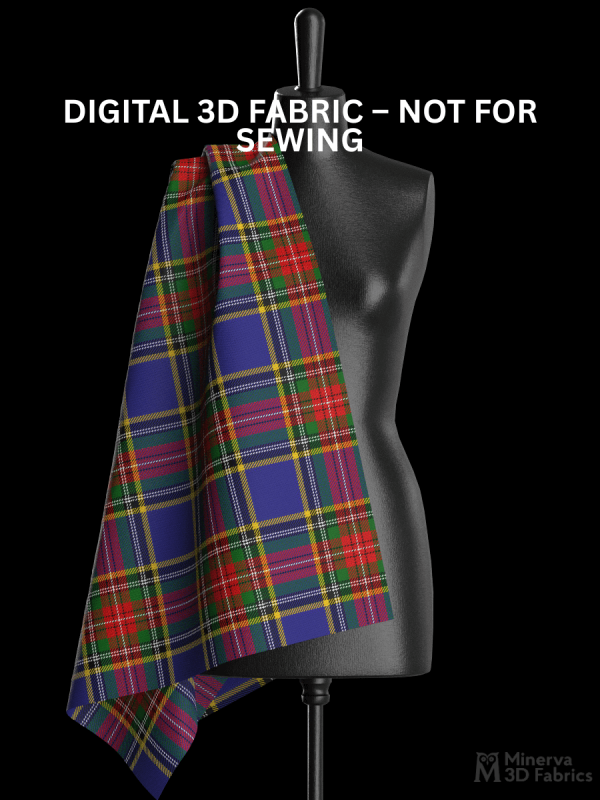 MacBeth Tartan 3d fabric