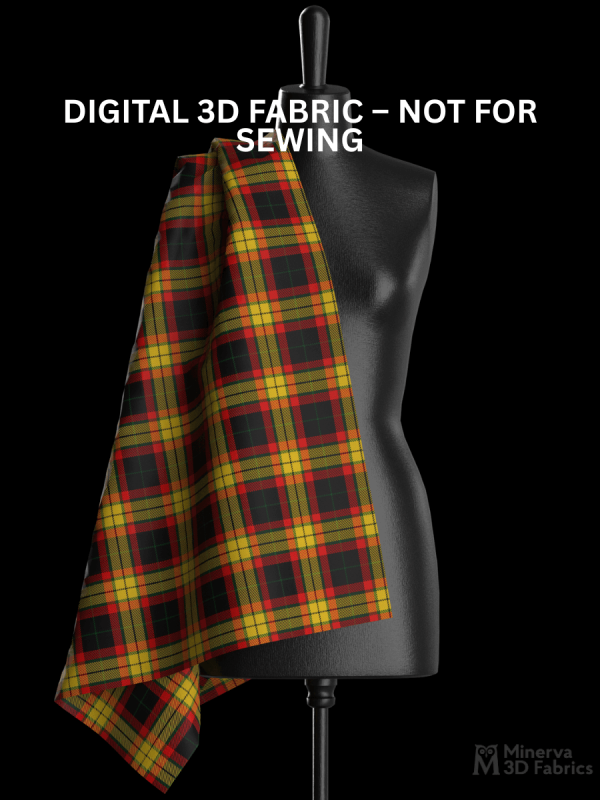MacMillan tartan 3d fabric