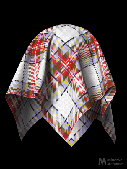 Seller Tartan 3d fabric