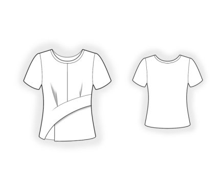 Minerva blouse sewing pattern 2848