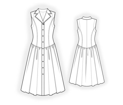 Minerva dress sewing pattern 2776