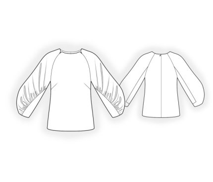 minerva blouse sewing pattern 2622